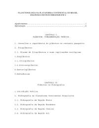 Planctonologia na plataforma continental do brasil: diagnose e revisão bibliográfica