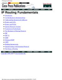 IP routing fundamentos - apostila IP Cisco - Docsity