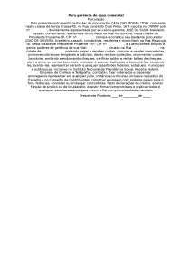 Procuração de Gerência de Filial de Casa das Modas Ltda.
