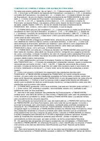 Contrato de Compra e Venda com Alienação Fiduciária
