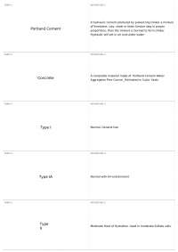 Division 3 | CON 151 - Construction Materials and Methods - Docsity