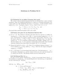 Solutions to Problem Set 6 - Random Processes | ECE 534 - Docsity