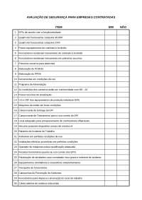 21 Arquivos de Lista ... Máquinas Industriais - check list - contratadas