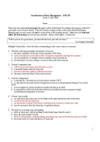 Exam 3 with Answer Key - Introductory Horse Management | ANS 219