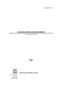 Declaração Universal dos Direitos Humanos