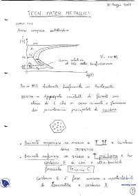 [AP] Tecnologia dei materiali metallici - Appunti - Parte 5