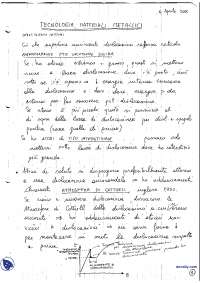 [AP] Tecnologia dei materiali metallici - Appunti - Parte 2