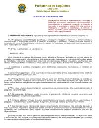 Lei nº 7802 de 11-07-89