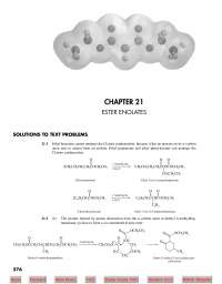 Carey Organic Chemistry Sgchapt21 Ingles Ingles Docsity