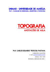 Topografia Anotações de Aula