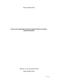 Deyne Simão da Silva Como se dá a Repartição da Receita Tributária 