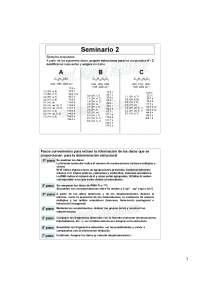 Ejercicios de determinación estructural