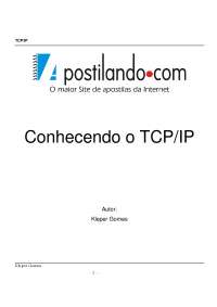 Conhecendo o TCP/IP