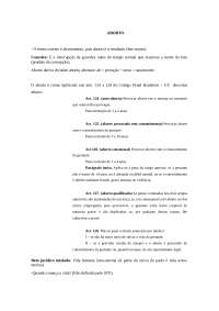 Crimes contra vida-Aborto