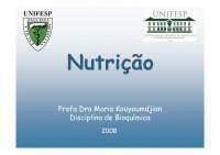 Bioquimica da Nutrição