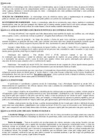 Resumo de criminologia - gerardo veras