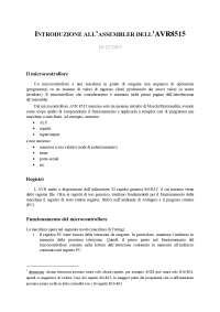 introduzione all'assembler