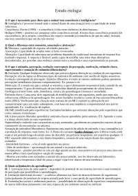 Algumas perguntas e respostas sobre etologia