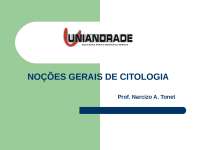 Noções gerais de citologia