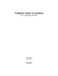 Trabalho de Climatologia