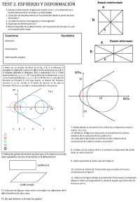 Prueba de Esfuerzos y Deformaciones: Análisis de Cizalla y Fracturas - Prof. Arlucea, Mart