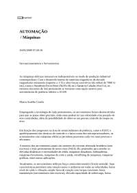 AUTOMAÇÃO / Máquinas