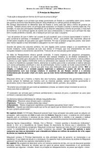 O Principe - Maquiavel - Resumo
