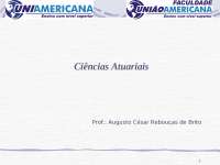 Aula de ATUARIAL - Augusto