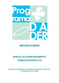 Atenção Farmacêutica I - Método Dáder