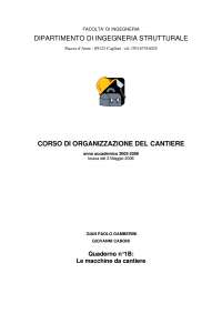 le macchine da cantiere