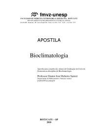 Bioclimatologia