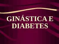 Ginastica e Diabetes