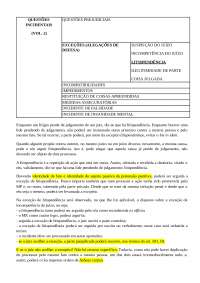 Questões Incidentais - Litispendência