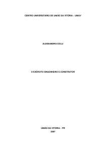 O Exército Engenheiro e Construtor