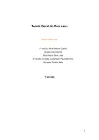 teoria geral do processo apostila