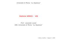 Controllo di Processi - Sistemi MIMO - 7