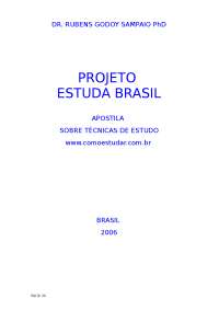 apostila sobre técnicas de estudo