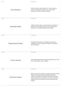 EXAM 1 (Ch. 1,2,6,7) | PSY 320 - Health Psychology