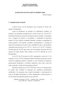 CTNBio: Regulação de Organismos Geneticamente Modificados no Brasil
