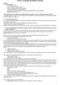 Política Criminal (1er cuatrimestre)