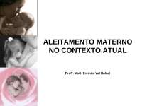 histórico aleitamento materno