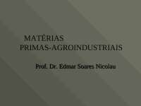 MATÉRIAS primas de origem animal