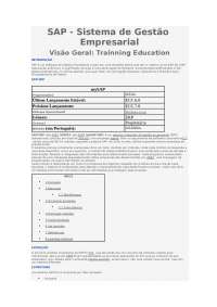 apositla sap curso trainning