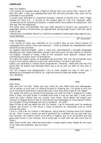 Inglese - Modi di scrivere una lettera | Schemi e mappe ...