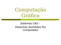 Introdução à Computação Assistida por Computador (CAD) e Sistemas de Coordenadas