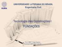 Fundamentos de Engenharia Civil: Tipos e Classificação de Fundações
