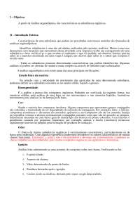 análise organoleptica