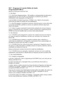 PCMSO: Coord. Médico e Exames Obrigatórios na Prevenção de Doenças Profissionais