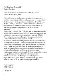 Sidney Sheldon - Se houver amanhã
