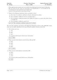 34 Questions on way Analysis of Variance - Final Exam | STAT 131A - Docsity